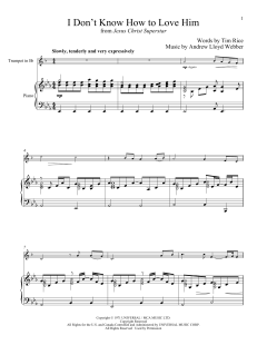 I Don't Know How To Love Him (Download) 