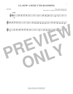 Lo, How A Rose E'er Blooming (Download) 