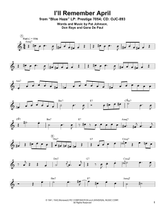 I'll Remember April (Download) 