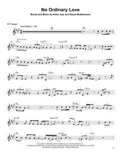 No Ordinary Love (Download) 