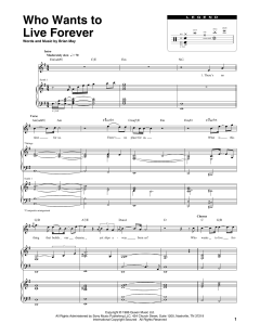 Who Wants To Live Forever (Download) 