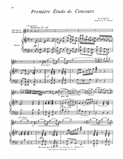 Premiere Etude De Concours (Download) 