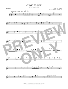 (They Long To Be) Close To You (Download) 