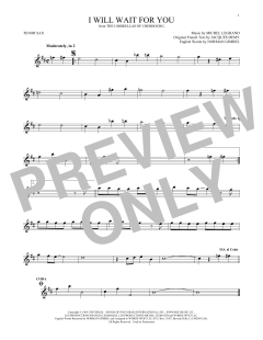 I Will Wait For You (Download) 