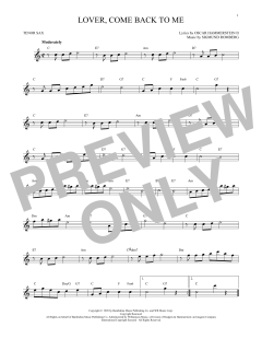 Lover, Come Back To Me (Download) 