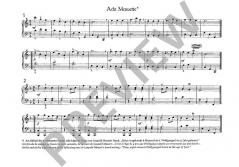 Notenbuch für Nannerl von Leopold Mozart 