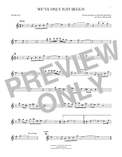 We've Only Just Begun (Download) 