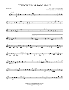 You Don't Have To Be Alone (Download) 
