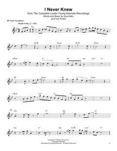 I Never Knew (Download) 