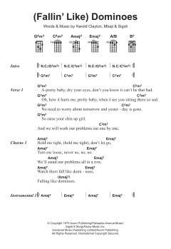 (Fallin' Like) Dominoes von Donald Byrd (Download) 