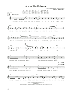 Across The Universe von The Beatles (Download) 