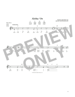 Aloha Oe von Queen Liliuokalani (Download) 