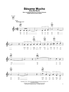 Bésame Mucho von Consuelo Velazquez (Download) 