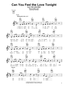 Can You Feel The Love Tonight von Elton John (Download) 