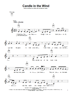 Candle In The Wind von Elton John (Download) 