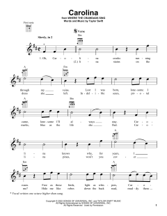 Carolina von Taylor Swift (Download) 