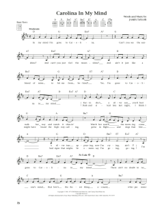 Carolina In My Mind von James Taylor (Download) 