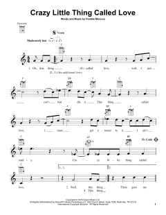 Crazy Little Thing Called Love von Queen (Download) 