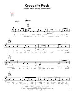 Crocodile Rock von Elton John (Download) 
