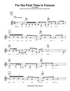 For The First Time In Forever von Robert Lopez (Download) 