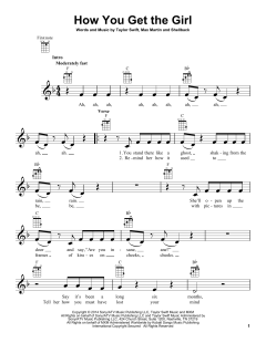 How You Get The Girl von Taylor Swift (Download) 
