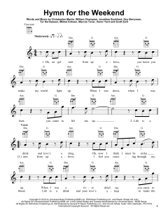 Hymn For The Weekend von Coldplay (Download) 
