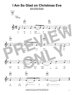 I Am So Glad On Christmas Eve von Peder Knudsen (Download) 