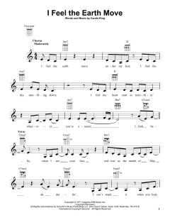 I Feel The Earth Move von Carole King (Download) 