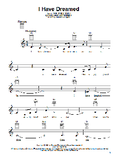I Have Dreamed von Richard Rodgers (Download) 