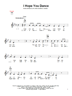 I Hope You Dance von Lee Ann Womack with Sons of the Desert (Download) 