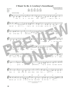 I Want To Be A Cowboy's Sweetheart von Patsy Montana (Download) 