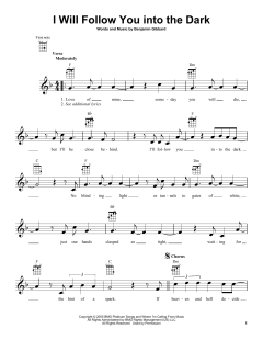 I Will Follow You Into The Dark von Death Cab For Cutie (Download) 