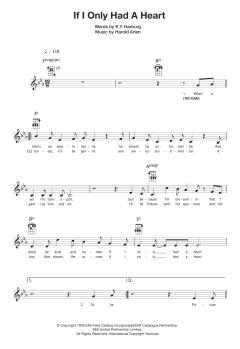 If I Only Had A Heart von Harold Arlen (Download) 