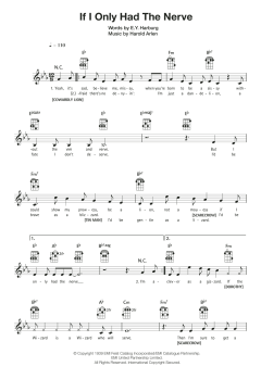 If I Only Had The Nerve von Harold Arlen (Download) 