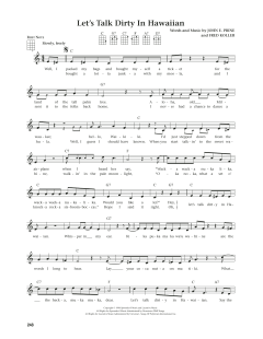 Let's Talk Dirty In Hawaiian (Download) 
