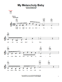 My Melancholy Baby (Download) 
