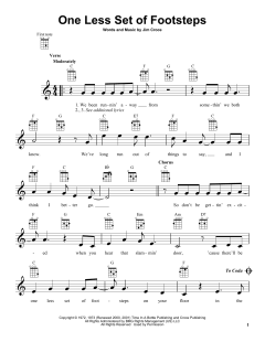 One Less Set Of Footsteps (Download) 