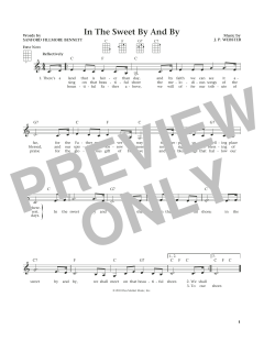 Sweet By And By (Download) 