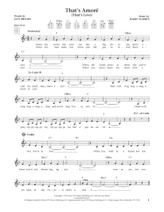 That's Amore (Download) 