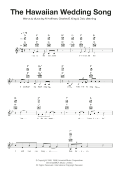 The Hawaiian Wedding Song (Download) 