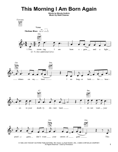 This Morning I Am Born Again (Download) 