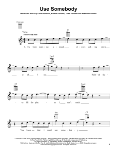 Use Somebody (Download) 