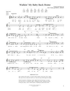 Walkin' My Baby Back Home (Download) 