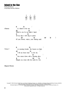 Island In The Sun (Download) 