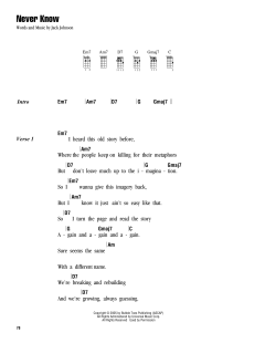 Never Know (Download) 