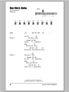 One More Aloha (Download) 
