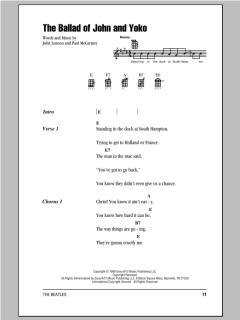 The Ballad Of John And Yoko (Download) 