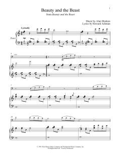 Beauty And The Beast von Alan Menken (Download) 