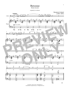 Berceuse von Benjamin Godard (Download) 