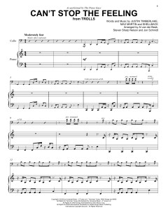 Can't Stop The Feeling von Justin Timberlake (Download) 